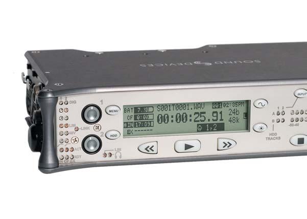 722 High Resolution Digital Audio Recorder User Guide and