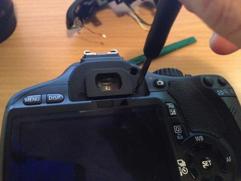 Step 15 Replace all screws. Replace viewfinder focus knob.