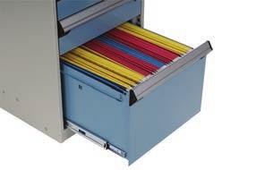 Components Structure Under the Work Surface Folder Hanging Bars For storing hanging folders ; Can be used for both letter and legal sizes ; Designed for 12" drawers.