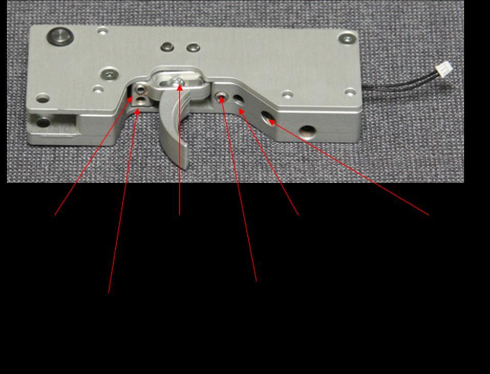 3.2 Trigger unit A micr-switch and a magnet frm the basis fr the trigger mechanism. The functins f the micr switch are adjusted at the factry and shuld nt be manipulated.