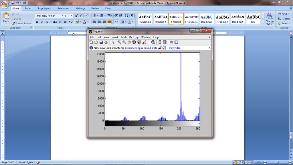 Binarization via Dynamic Histogram and Window Tracking for Degraded Textual Images max WTM <190, threshold = min H ; max WTM 190, threshold = Step 5: Assign the final threshold value to man H.