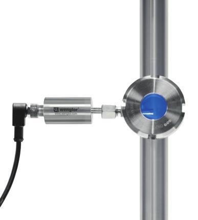 flow direction Maintenance-free and wear-free High pressure resistance up to 100 bar Configuration of sensor parameters via the controller Export