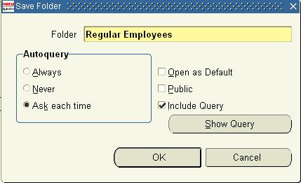 11.5 Unit 11: User Reports Saving a Folder Query You may save a query you ve created so that it may be run again easily in the future.