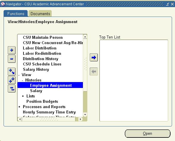 11.7 Unit 11: User Reports Viewing History The Employee Assignment History report is