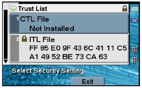 Which two phone security functions are available to this Cisco IP phone? (Choose two.) A. default Authentication of TFTP downloaded files using a signing key B.