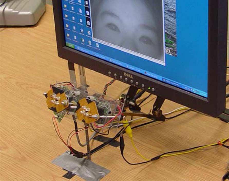 ZHU AND JI: NOVEL EYE GAZE TRACKING TECHNIQUES UNDER NATURAL HEAD MOVEMENT 2255 is the projection of the cornea center, and point is also the projection of the screen gaze point in the plane.