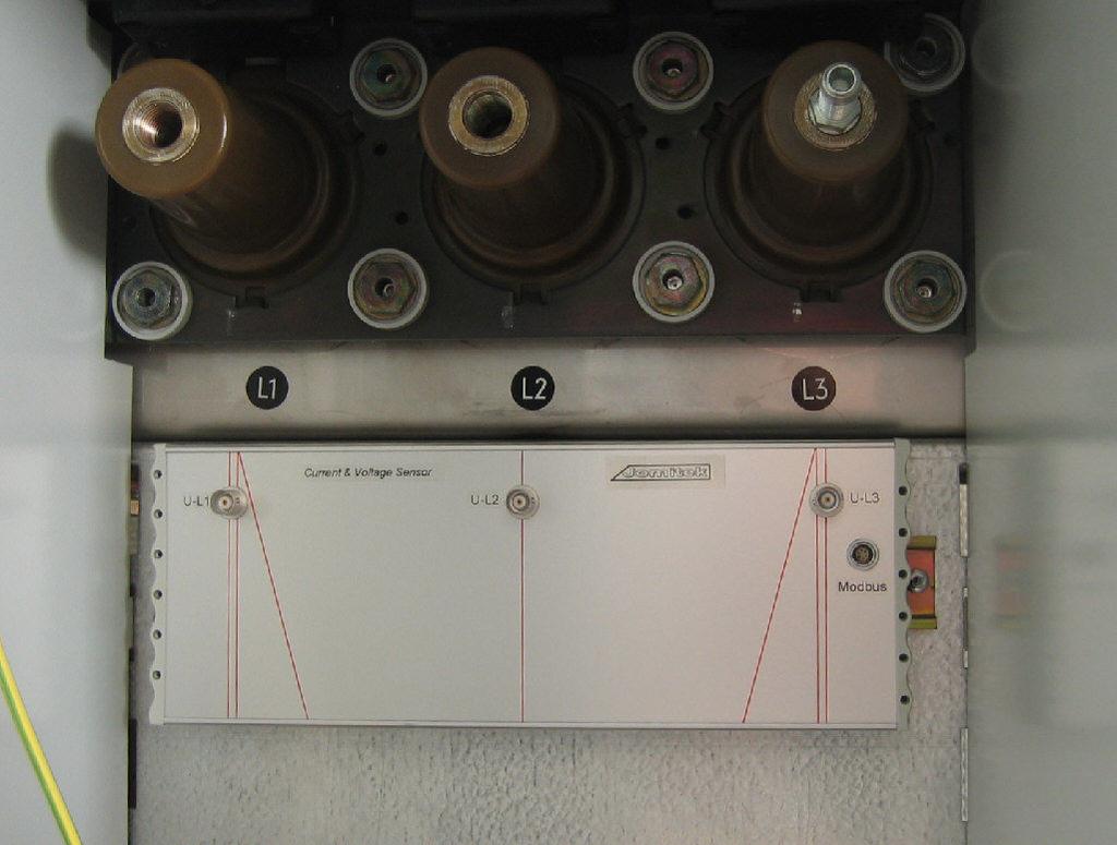 This box will have just one address for the communication. The remote control will see the complete substation as one unit. A local sensor can be the one shown in figure 4 and 5.
