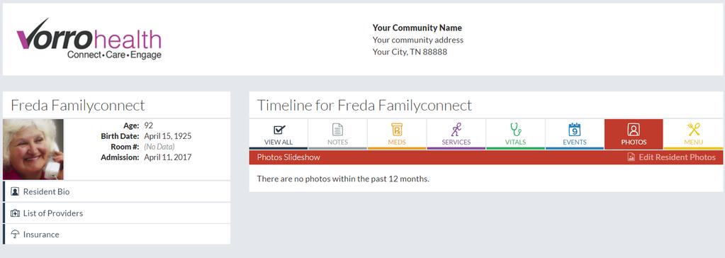 Family Connect. Click on staff name and a dropdown menu will appear.