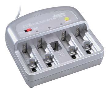 desktop chargers ACU 500.4 LCD ctn qty. 5 EDP-No. 23173 LCD NiMH/ NiCd table-top quick-charger Go Green!