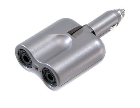 27840 Car socket multiplier - Doubles power connector sockets in vehicle - Input plug: cigarette lighter - E Mark: CE, (E4) 10R-021121 - Input: 12 V= - Max.