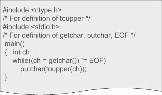 getchar : getchar returns the next character of keyboard input as an int. putchar : putchar puts its character argument on the standard output (usually the screen).