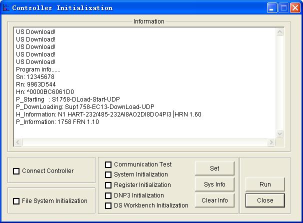 DataSite Configuration Settings Utility (DS Settings) 101 Display System Information Follow these steps to display the basic factory information on the DataSite controller. 1. Set the controller into the Service mode.