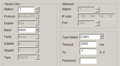 IP address IP address corresponding to the Ethernet communication port of the DataSite controller. The address is in the format, xxx.