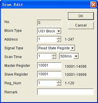 198 DataSite Flow Configuration Utility (DS FloConfig) Scan Time Scan time refers to the read-write time interval of a scan block.