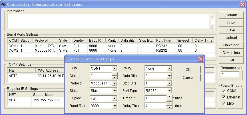 22 DataSite Configuration Settings Utility (DS Settings) Configure Serial Port Settings Follow these steps to configure the serial port. 1.