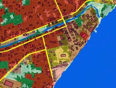 Urban mapping of buildings & infrastructure Land use map with building and infrastructure inventory over Cambodia: -