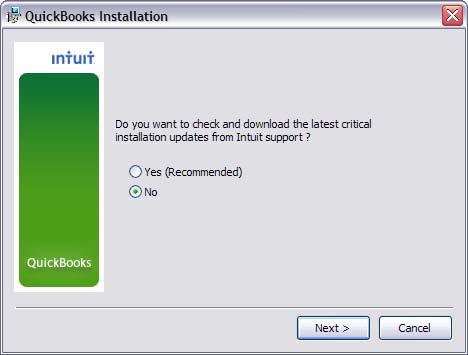 QuickBooks Pro 2009 Installing QuickBooks Pro and Student Data Files Page 2 Optional Items Microsoft Office Outlook with Business Contacts 190 MB of additional hard disk space required Integration