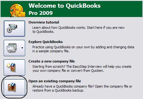 QuickBooks Pro 2009 Installing QuickBooks Pro and Student Data Files Page 9 3.