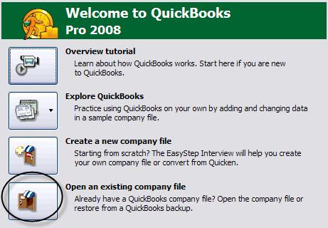 QuickBooks Pro 2008 Installing QuickBooks Pro and Student Data Files Page 10 4.
