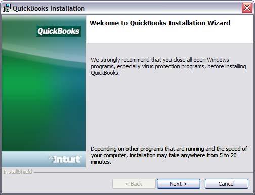 QuickBooks Pro 2008 Installing QuickBooks Pro