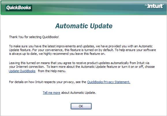 QuickBooks Pro 2008 Installing QuickBooks Pro and Student Data Files Page 9 1.