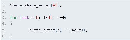 Each cell of the array is initialized twice! 1.