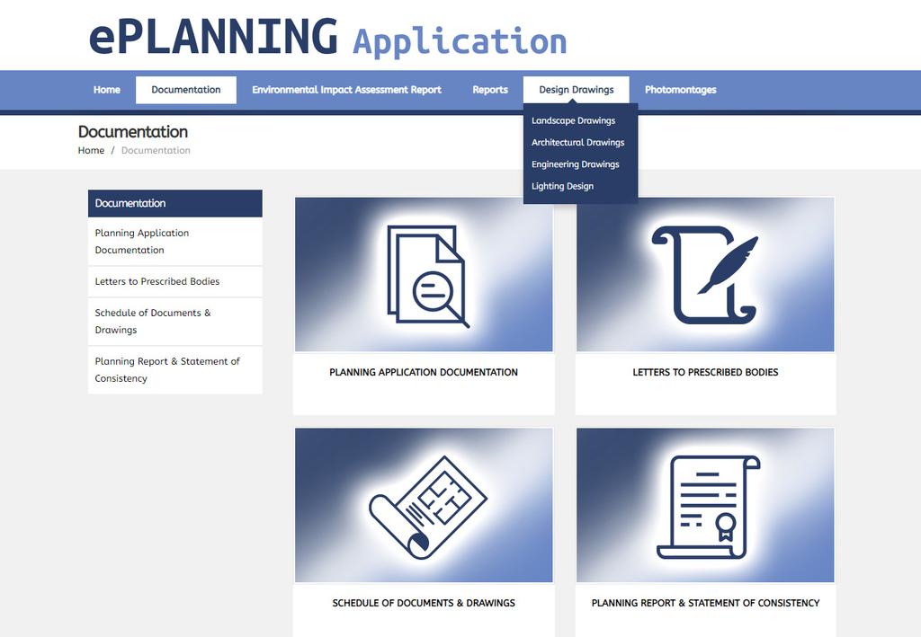 eplaningwebsite Planning Application Documentation 04 Efficient, comprehensive planning management system.