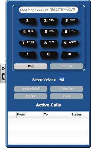 Make Calls Virtual Office Softphone lets you make outbound calls from your computer.