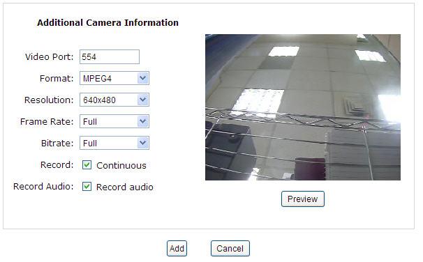 ESV16 User s Manual 107 Its corresponding information should be displayed in the Camera Information section. Enter its username and password and select the channel ID and name the camera.