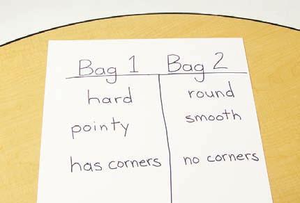 group) 1. Distribute bags with cubes in them.