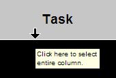 Insert a column To insert a column next to the schedule area (then you can move it): Choose Insert Rows, Columns New Column and select from the list of column types.