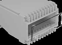 These housings are suitable for both DIN rail