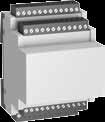 heavy-duty terminals } Option: with exchangeable front plate - with plug-type bus connectors, e.g. KNX, RJ45 - with In-Rail bus } UL-conform KU 4100.