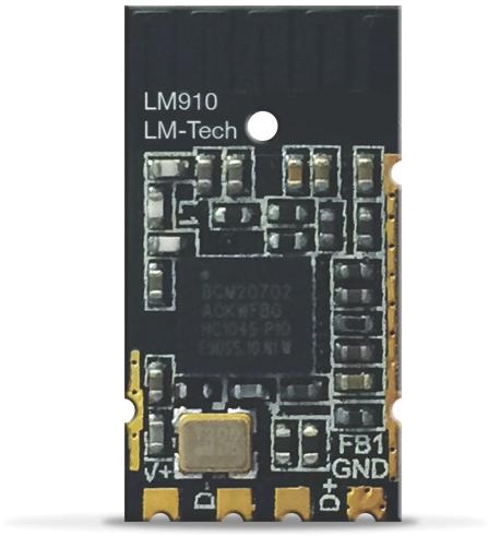 7mm x 2mm 9.8 dbm Output Up to 110m distance in open space.