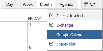 10 Refresh Calendar To update the calendar events on the web part, you can click Refresh in the Calendar Rollup menu.