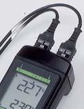 T2 display and differential temperature testo 922 Thermometer, incl.