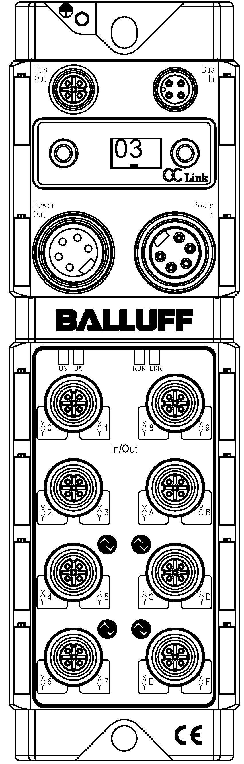 Balluff Network Interface CC-Link BNI CCL-502-10