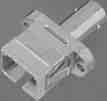 SC Connectors (Continued) SC Adapters (Continued) SC Duplex Adapter - Electroless Nickel 6278049-1 Electroless Nickel 6278049-3 SC Duplex Adapter Shielded SC Duplex