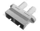 SC Connectors (Continued) SC to ST Hybrid Adapters (Continued) Flangeless SC to ST Simplex Adapter - SC to ST Duplex Adapter - Plastic Flangeless SC to ST Simplex Adapter -