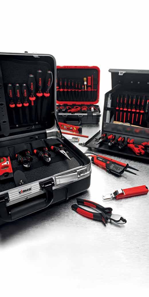 Promotion CIMCO apprentice case... for tomorrows professionals Start your apprenticeship well prepared: The easiest way for a young apprentice electrician to do this is to have the right tools.