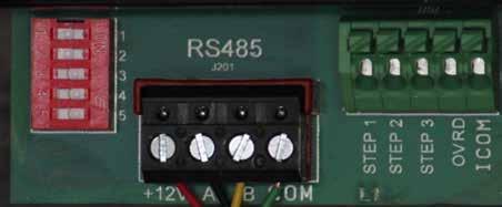 Installation Relay Connected Controls (Non Hayward/Goldline third party controls) 2. DC voltage from RS485 needs to be brought into the line in contacts on the Aux Relays being used.