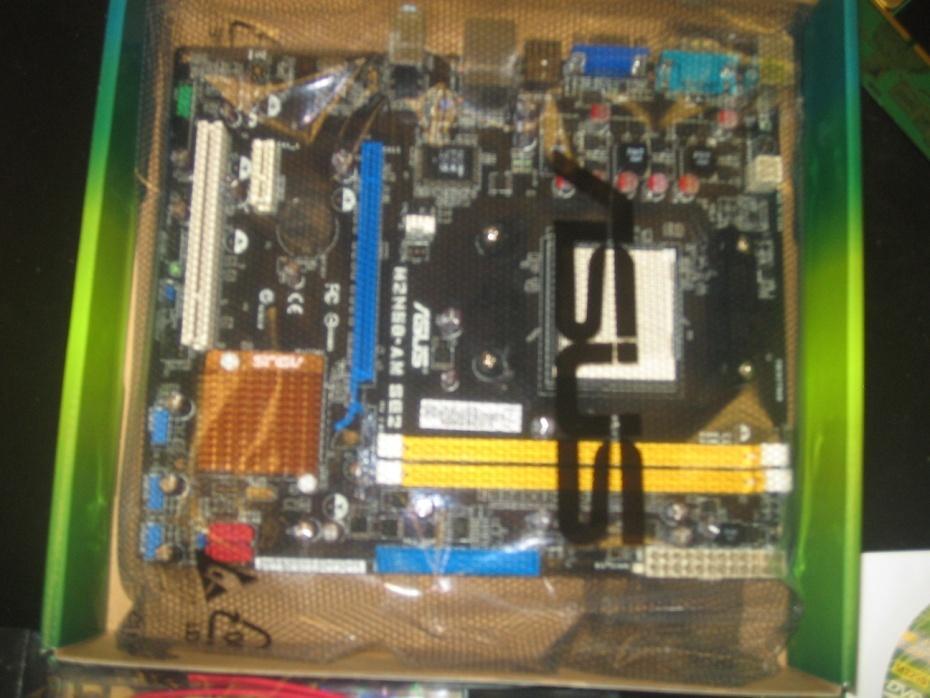 Steps for building your computer. 1. Open the box that has your motherboard.
