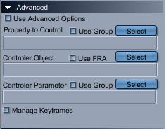 Choose the object that will control the current object, and then check the Use Basic Operations checkbox.