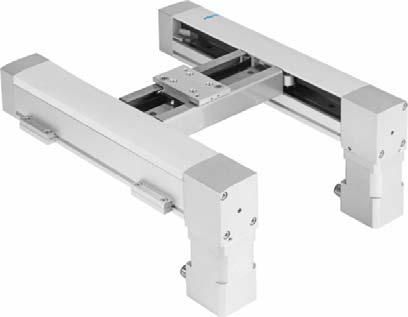 Planar surface gantry This planar surface gantry can approach any position within its working space.