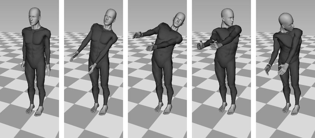 Figure 4.6.2: Giving the manikin too much freedom can produce strange results.