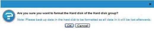 After a hard disk has been created you are prompted to format it Click on OK to start the disk