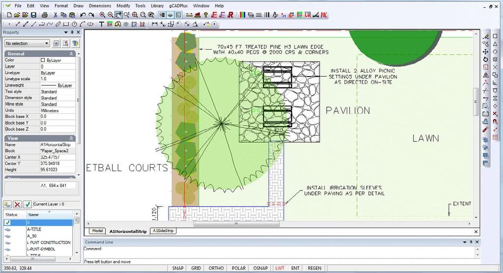 Draw order gcadplus provides DRAWORDER tools to allow control over the stacking order of entities.