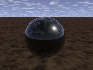 Fresnel, example What does it look like A black dielectric sphere (glass or plastic) in computer graphics,