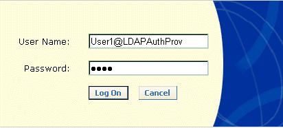 Logging in to the Portal Web Application for LDAP Authentication When a user logs in to the portal Web application, they must specify the LDAP domain that was configured in the SAS Metadata Server