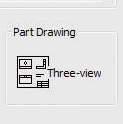 The drawing with part number is located